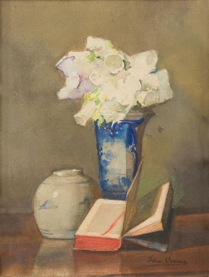 Félix CARME (1863-1938)
« Bouquet de campanules...