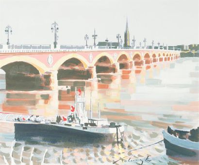 Roland VIGOT
« Le Pont de pierre à Bordeaux...