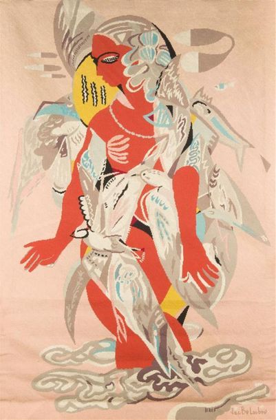 Jac BELAUBRE (1906-1993)
« Composition »
Tapisserie...