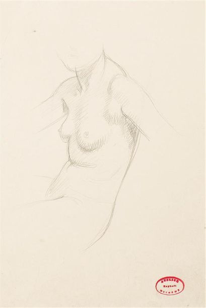 Raphaël DELORME (1885-1962)
Etudes de modèles,...