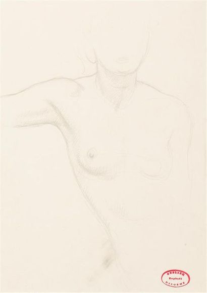 Raphaël DELORME (1885-1962)
Etudes de modèles,...