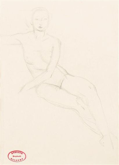 Raphaël DELORME (1885-1962)
Etudes de modèles,...