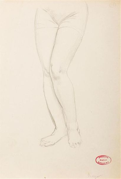 Raphaël DELORME (1885-1962)
Etudes de modèles,...