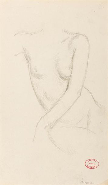 Raphaël DELORME (1885-1962)
Etudes de modèles,...