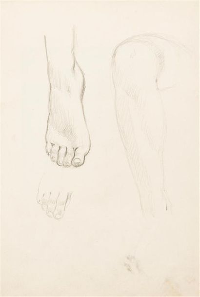 Raphaël DELORME (1885-1962)
Etudes de modèles,...