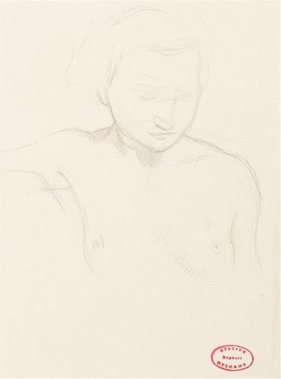Raphaël DELORME (1885-1962)
Etudes de modèles,...