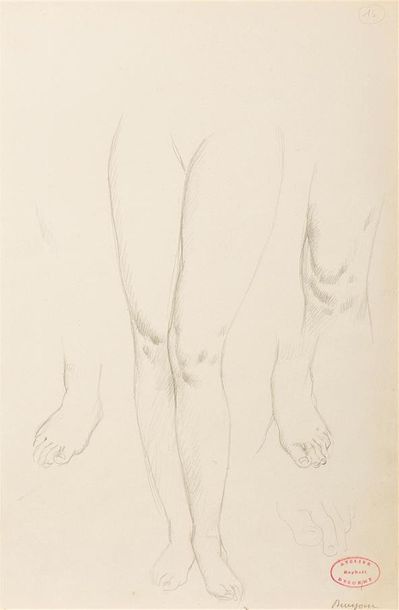 Raphaël DELORME (1885-1962)
Etudes de modèles,...