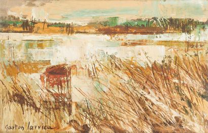 Gaston LARRIEU (1908-1983)
« Région des étangs...