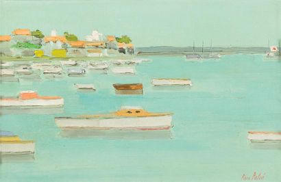 Pierre PALUÉ (1920-2005)
« Pinasses au mouillage...