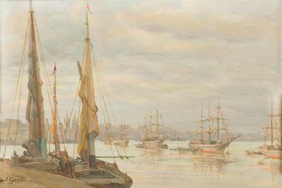 Paul SARRUT (1882-1969)
« Le retour des morutiers...