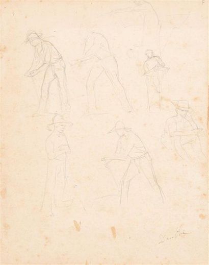 Gaëtan DUMAS (1879-1950)
« Etudes de faucheurs...
