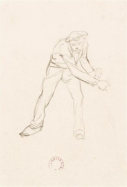 Gaëtan DUMAS (1879-1950)
« Etudes de faucheurs...