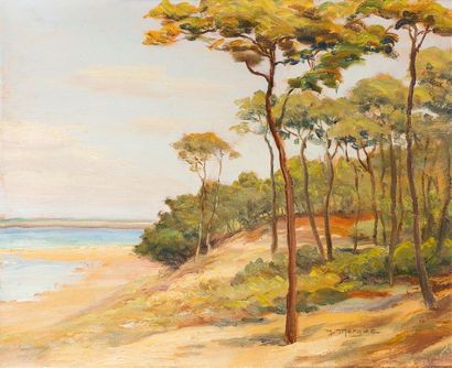 Marcel MERGIER
« Bassin d'Arcachon, 1953...