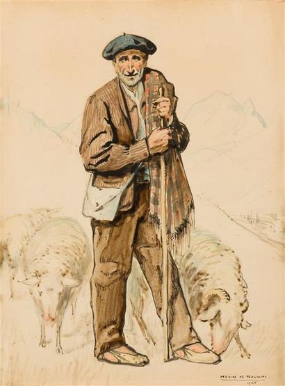 Henri GIRAULT de NOLHAC (1884-1948)
« Berger...