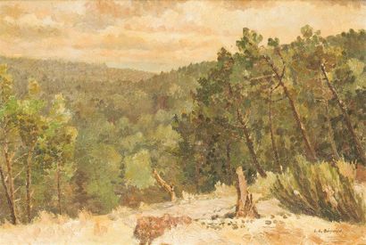 L.G. BEGAUD
« Environs d'Arcachon »
Huile...