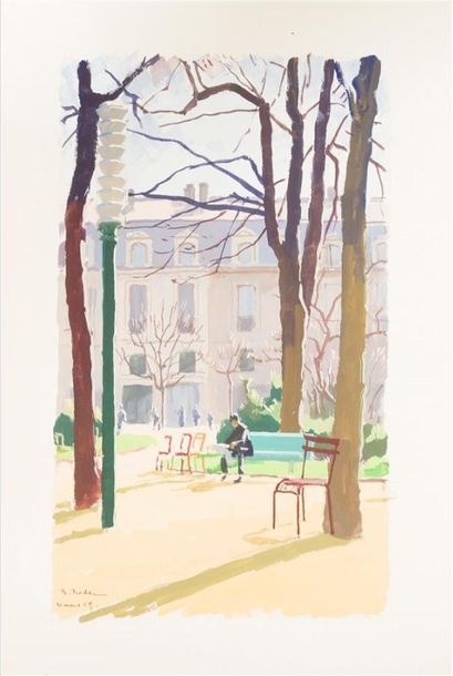 Pierre-René RODES (1896-1971)
« Sur un banc...