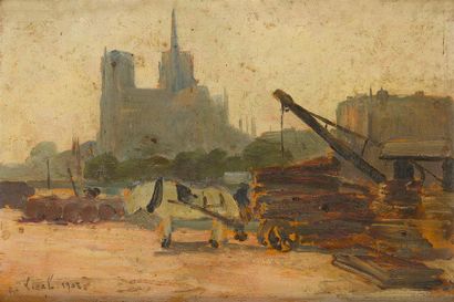 Alex LIZAL (1878-1915)
« Notre Dame de Paris,...
