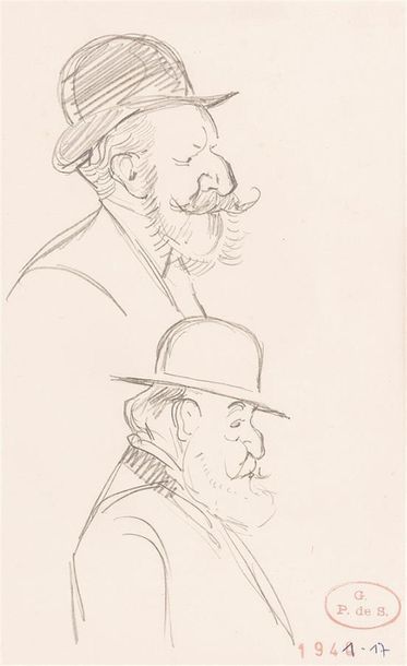 Georges de SONNEVILLE (1889-1978)
Etude pour...