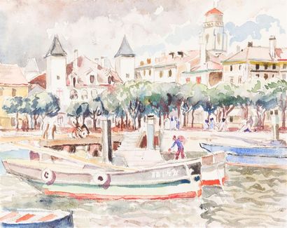 Georges de SONNEVILLE (1889-1978)
« Le port...