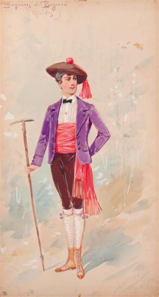 Alfredo EDEL (1859-1912)
« Bagnères-de-Bigorre....