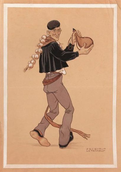 Jacques LE TANNEUR (1887-1935)
« Vieux Basques...