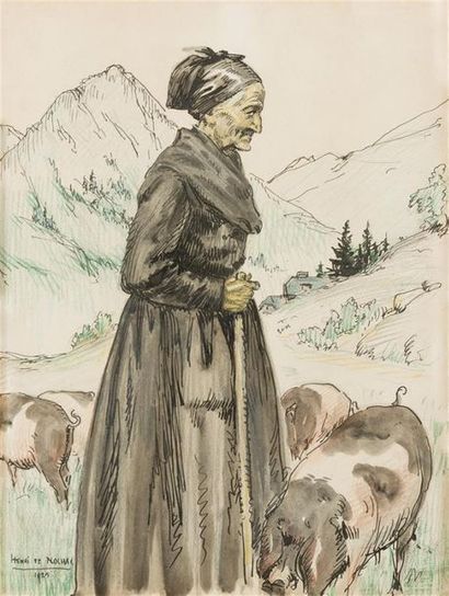 Henri GIRAULT de NOLHAC (1884-1948)
« Gardeuse...