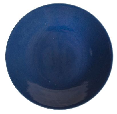 
Grand plat en porcelaine bleu poudré




Chine,...