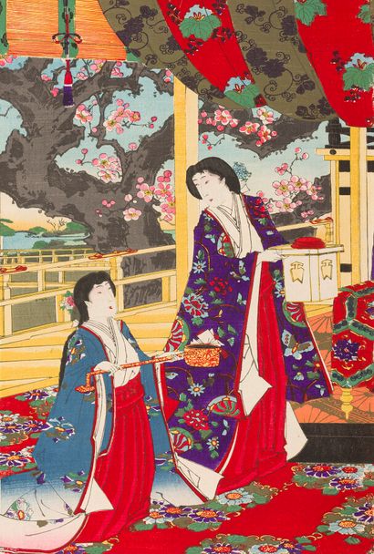 Toyohara Chikanobu (1838-1912)

Trois triptyques...