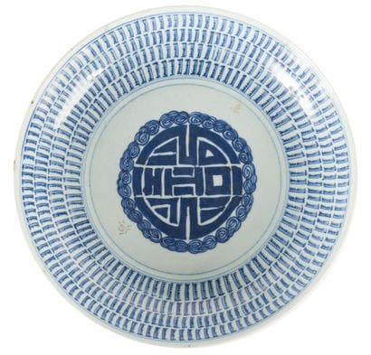 Deux plats en porcelaine bleu blanc

Chine...
