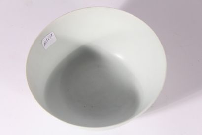 Bol en porcelaine blanc de chine

Chine,...