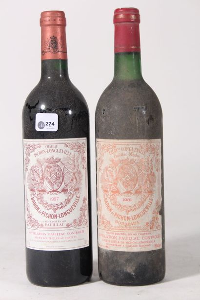 1997 - Château Pichon Longueville 
Pauillac...