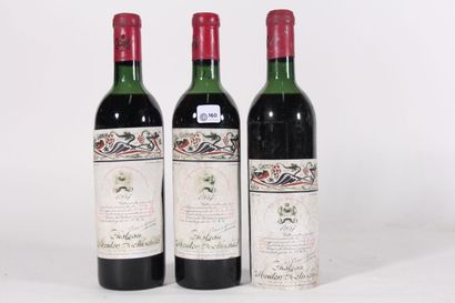 1957 - Château Mouton Rothschild
Pauillac...