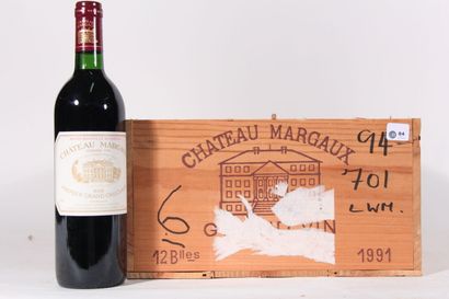 1991 - Château Margaux
Margaux Red - 12 blles...