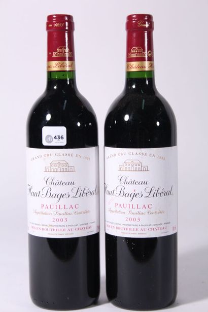 2003 - Château Haut Bages Liberal
Pauillac...