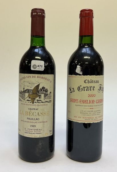 1989 - Château La Bécasse
Pauillac Red -...