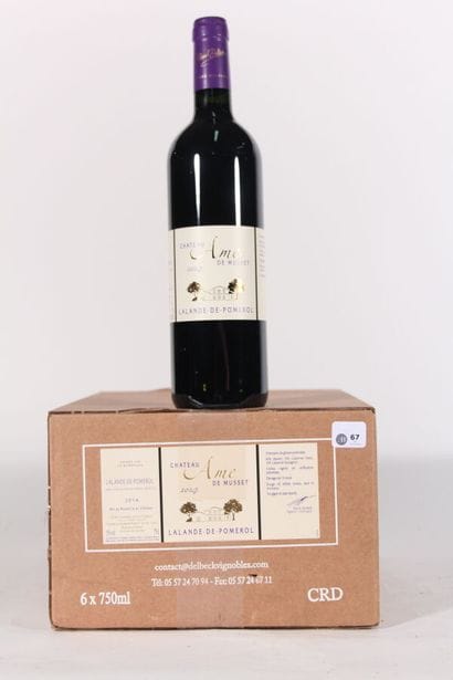 2014 - Château Ame de Musset 
Lalande de...
