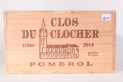2014 - Clos Du Clocher
Red Pomerol - 12 ...
