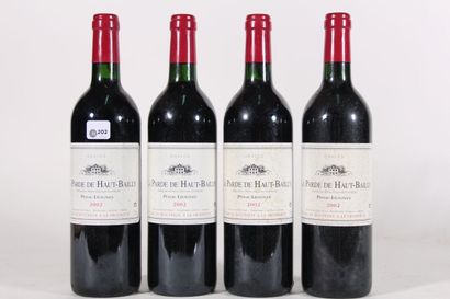 2002 - La Parde de Haut-Bailly
Pessac Leognan...