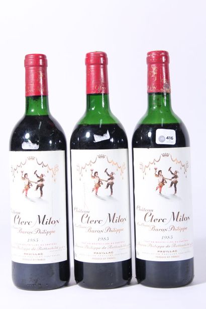 1985 - Château Clerc Milon
Pauillac Red -...