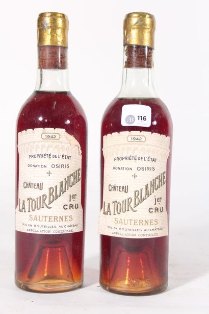 1942 - Château La Tour Blanche
Sauternes...