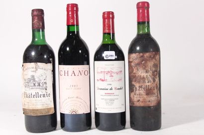 1981 - Chatellerie
Haut-Médoc - 1 blle 
1983...