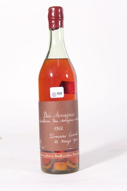 1942 - Carente
Armagnac - 1 blle