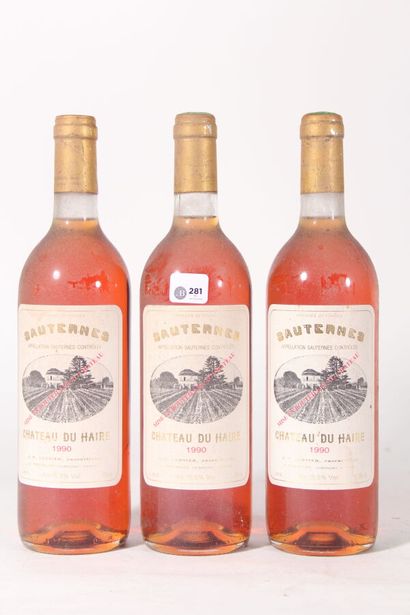 1990 - Château Du Haire
Sauternes White -...