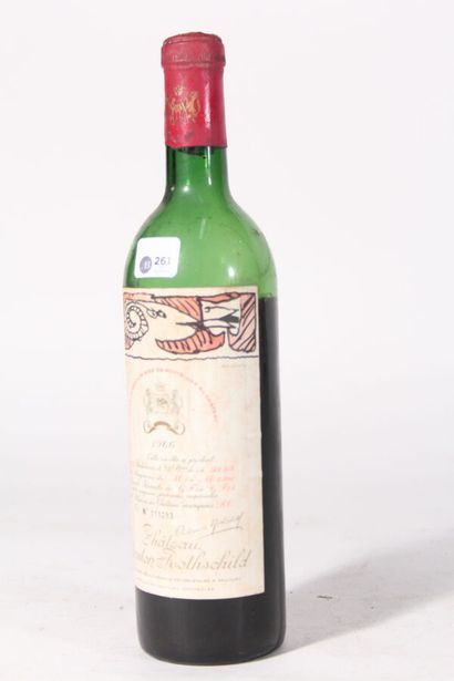 1966 - Château Mouton Rothschild
Pauillac...