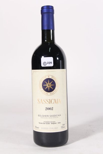 2002 - Sassicaia
Italy Red - 1 bottle