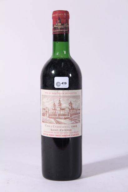 1966 - Château Cos d'Estournel
Saint Estèphe...