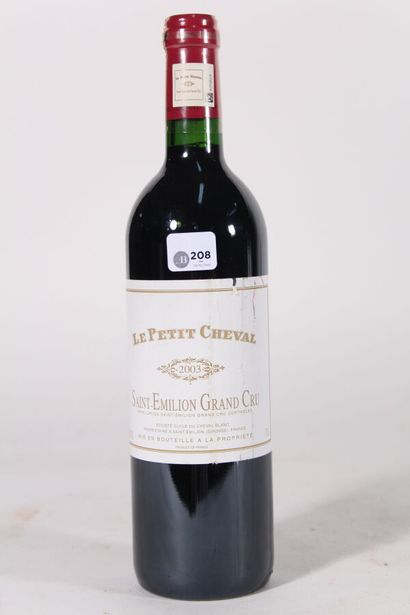 2003 - Le Petit Cheval
Saint-Emilion Red...