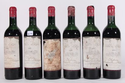1955 - Château Mouton Baron Philippe
Pauillac...