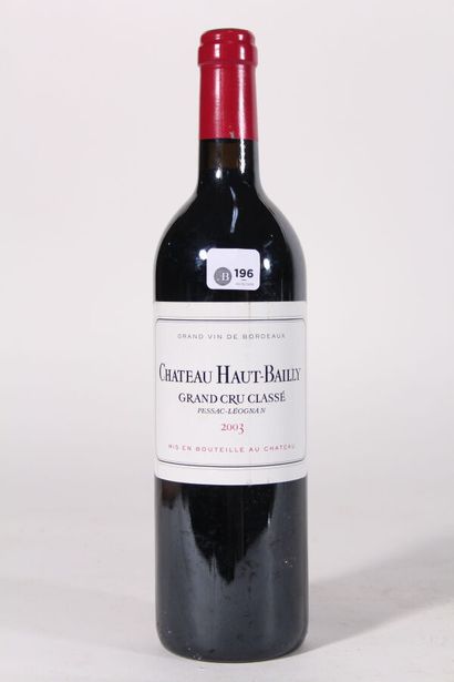 2003 - Château Haut-Bailly
Pessac Leognan...