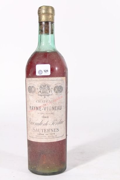 1942 - Château Rayne Vigneau
White Sauternes...